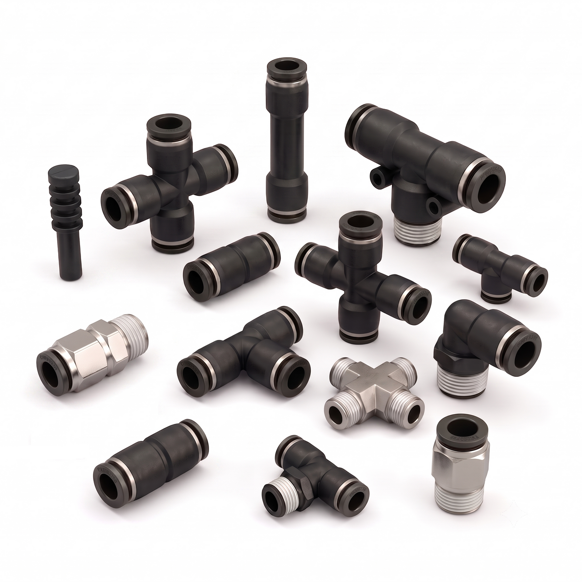 Compact Push To Connect Fittings