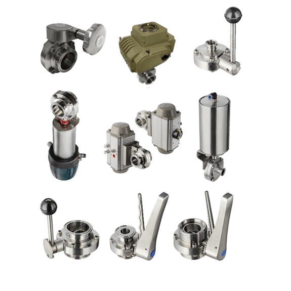 Sanitary Butterfly Valves - Forces Inc