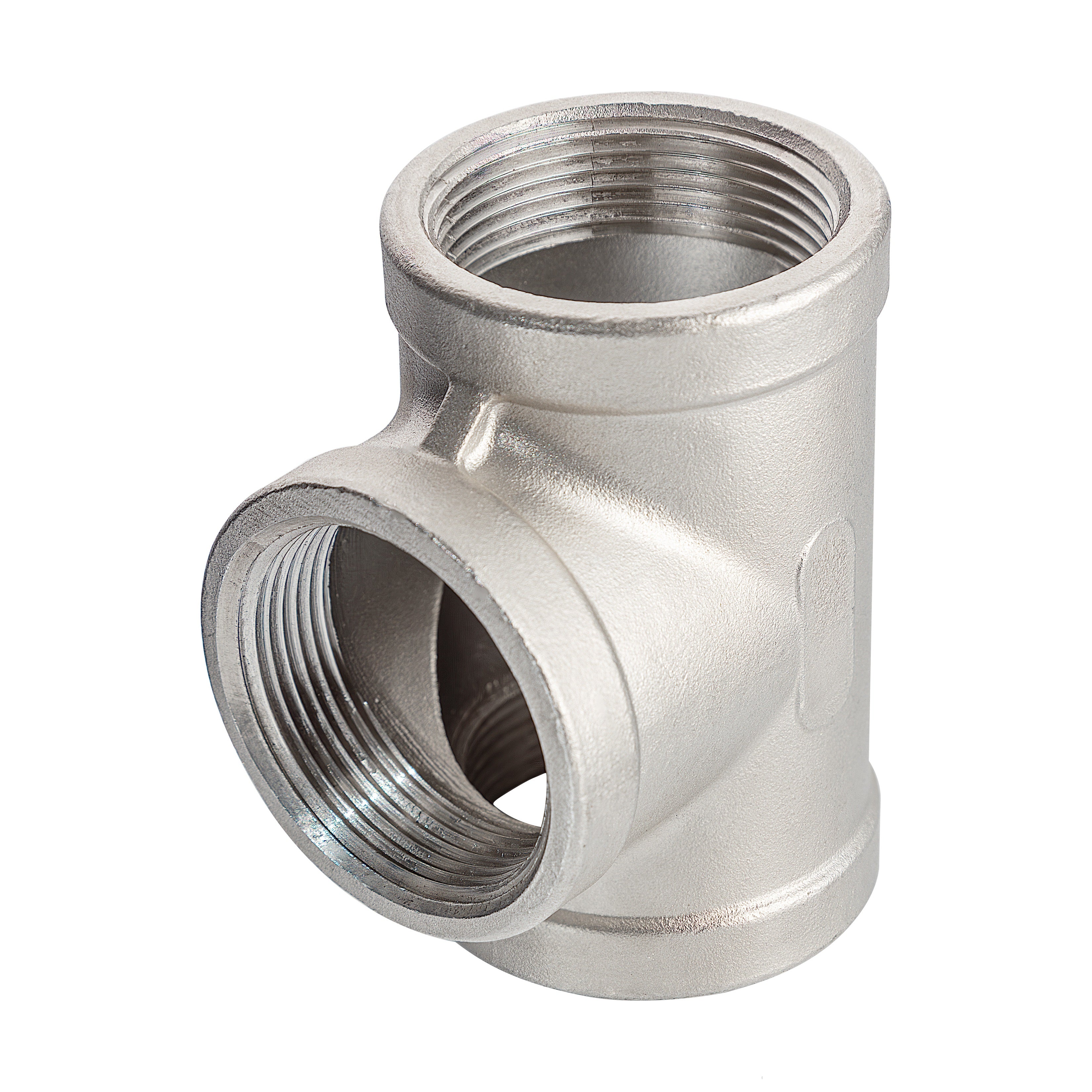 3 4 Verschraubung 1/2 150 Threaded (NPT) Tee, Aluminum 356-F Pipe Fitting A030441 3 4 Auf 1 2