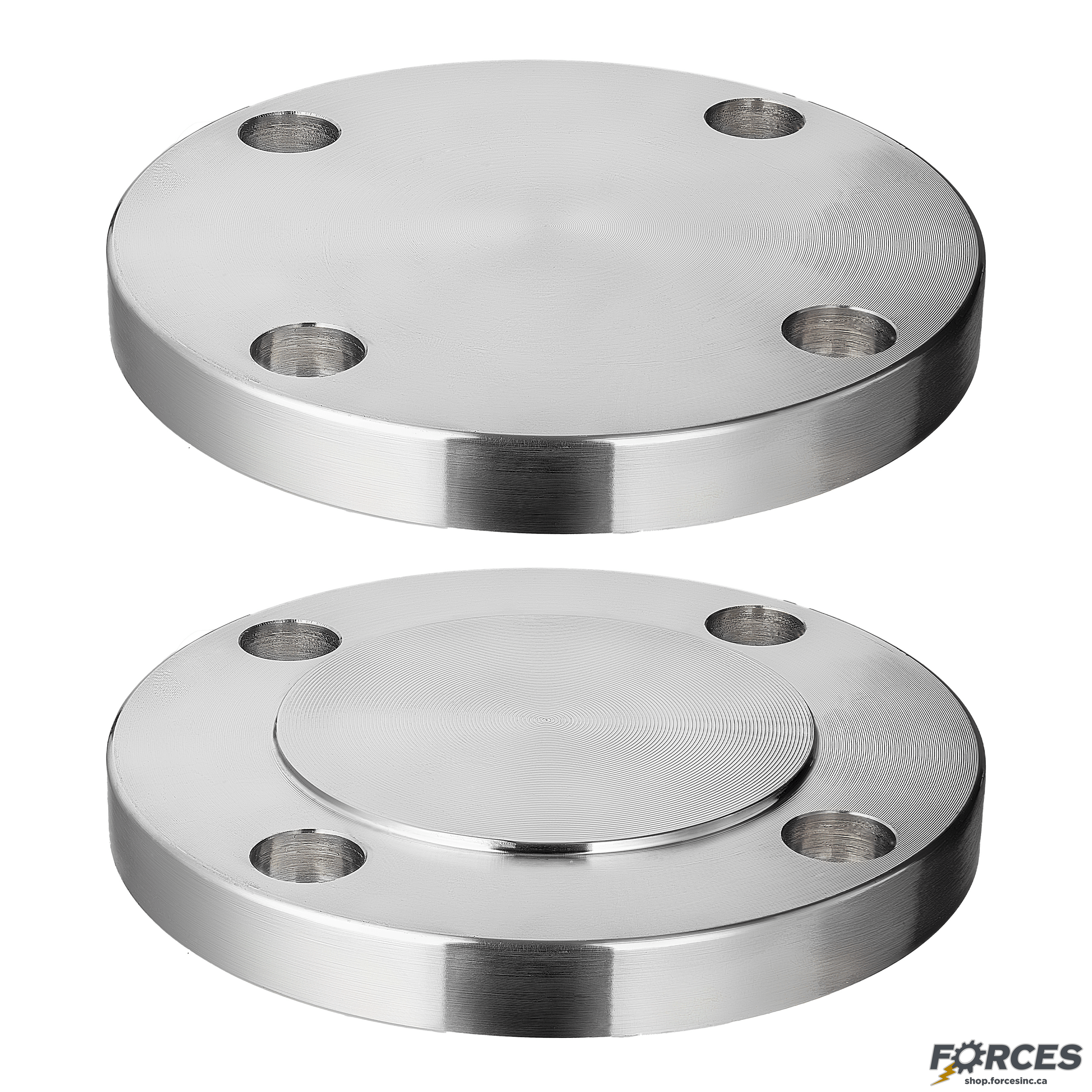 1-1/2" Blind Flange Class #150 - Stainless Steel 304 - Forces Inc