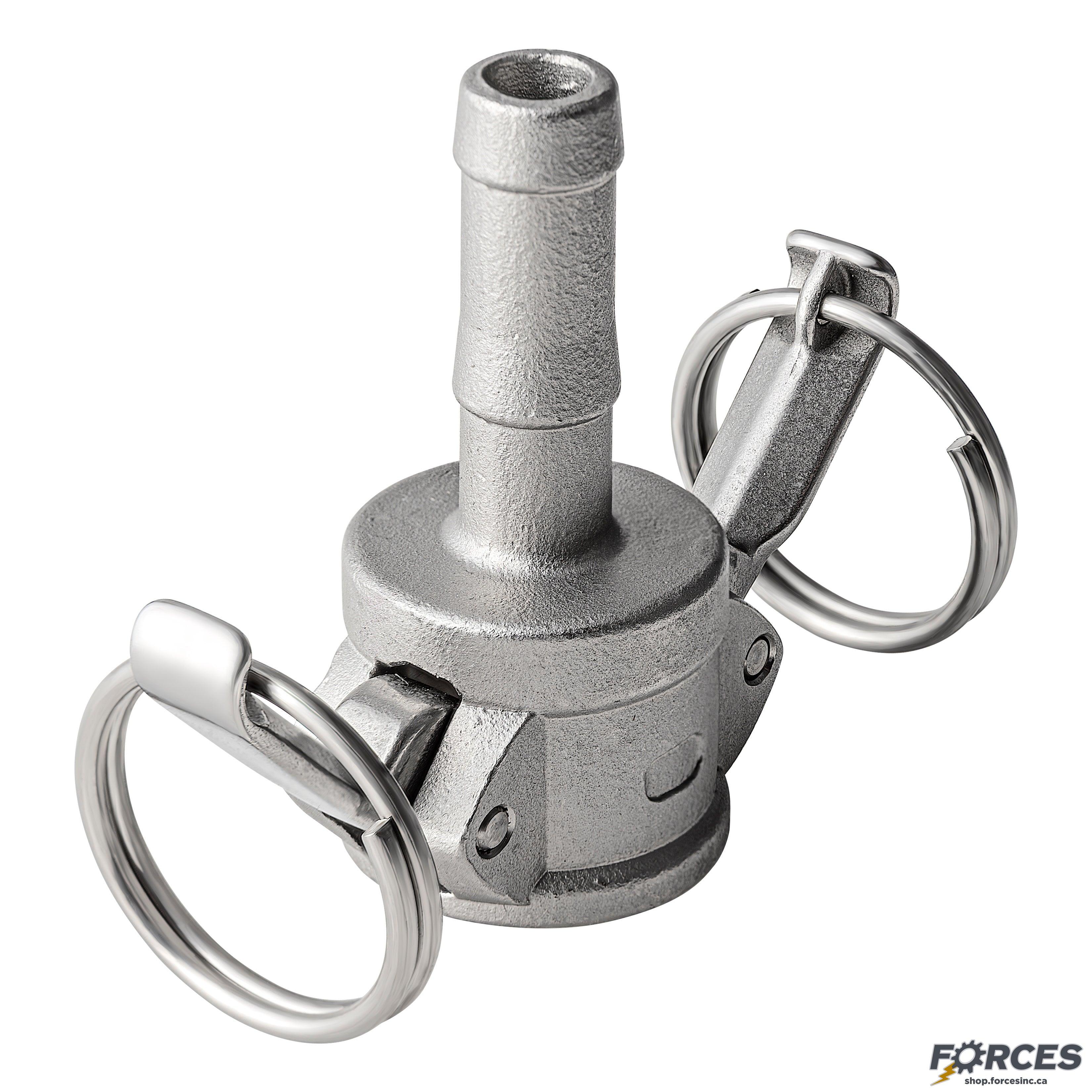1-1/2" Type C Camlock Fitting Stainless Steel 316 - Forces Inc