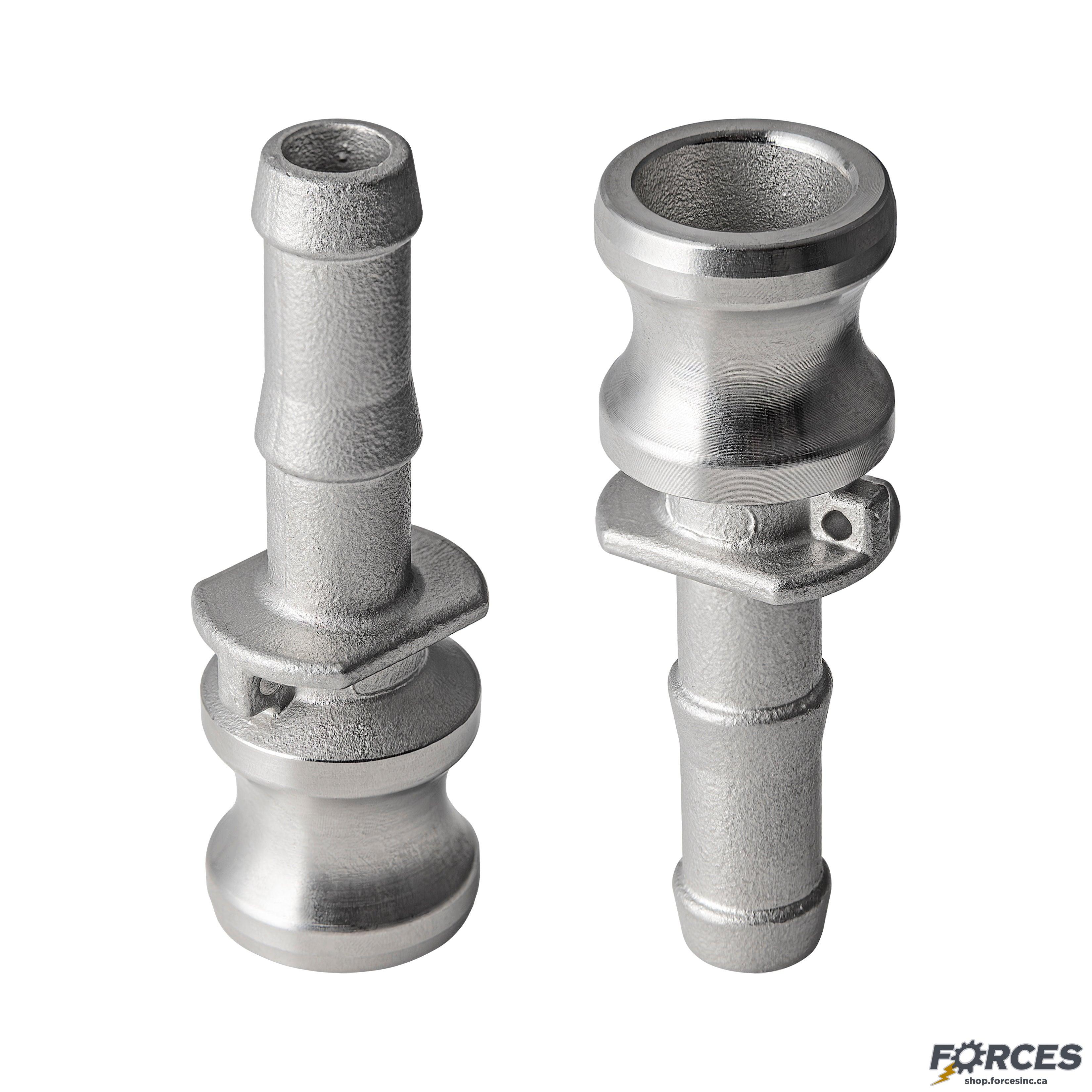 1-1/2" Type E Camlock Fitting Stainless Steel 316 - Forces Inc