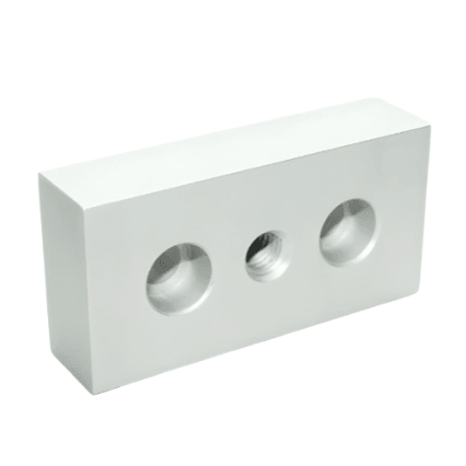 1.5" x 3" Base Plate Center Hole 3/4-10 | 15 Series T-Slot - Forces Inc