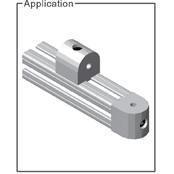 1" Pivot Nub 90° for Static Pivots | 10 Series Aluminum T-Slot - Forces Inc