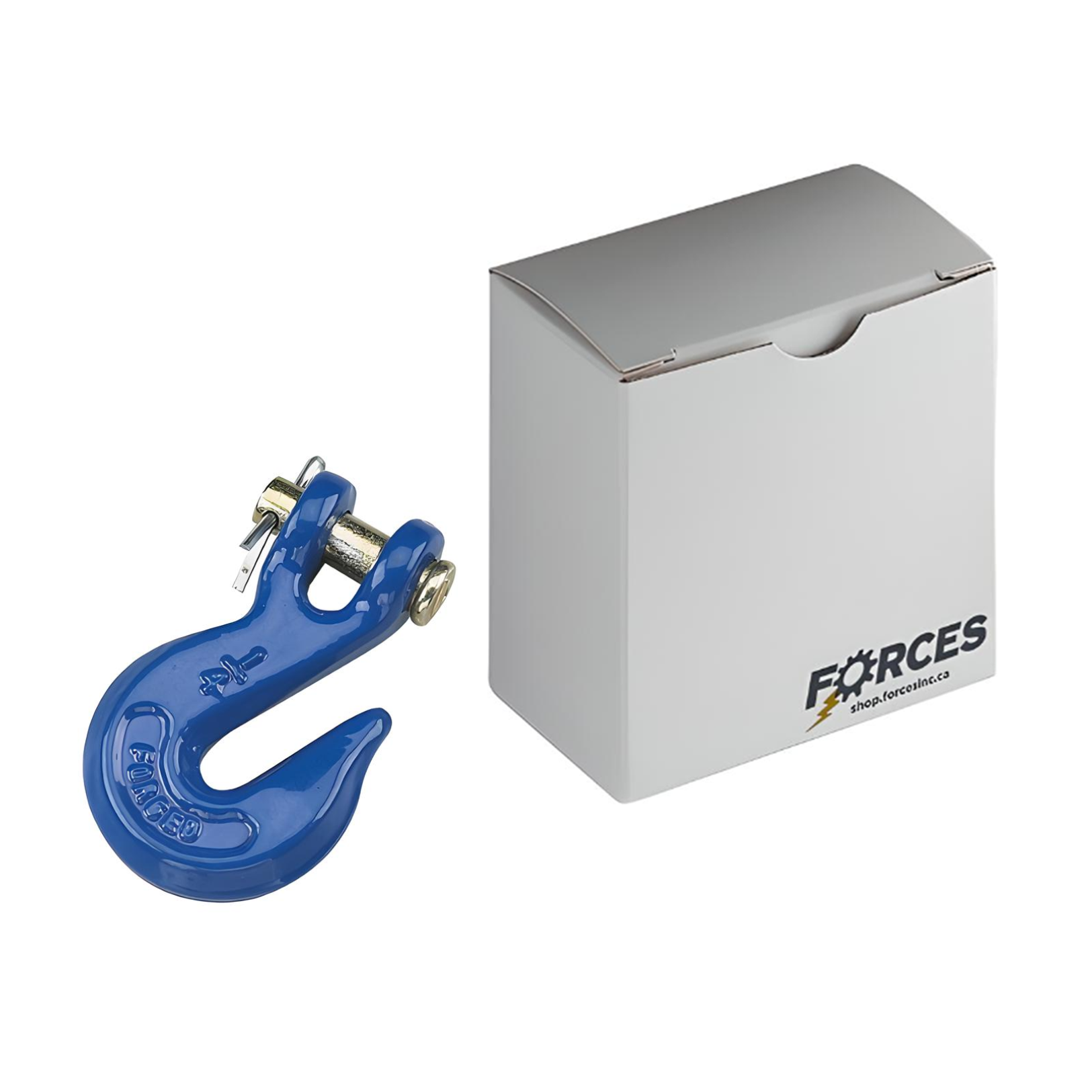 1/4" Clevis Grab Hook (2600 lbs) - Steel Blue