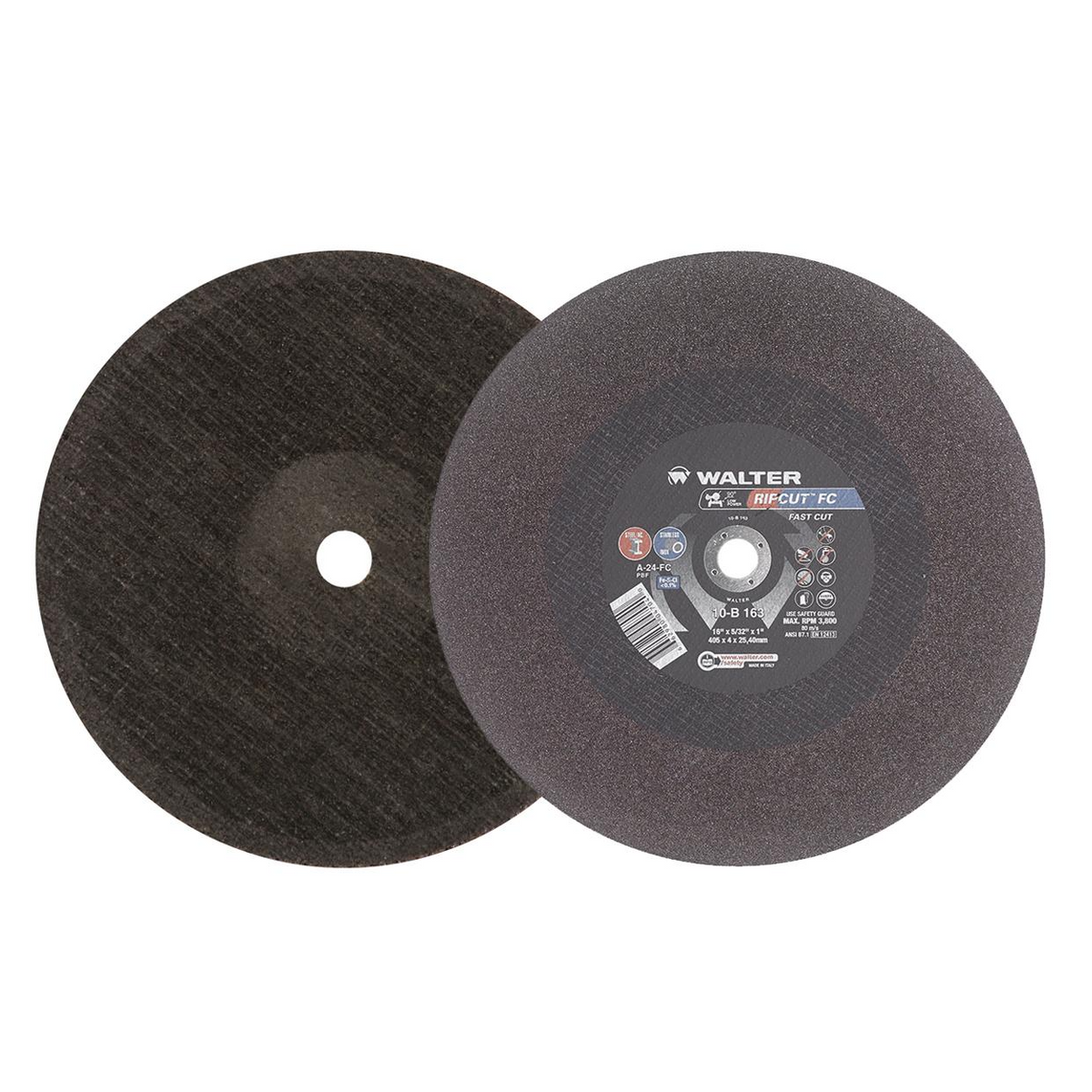 10B163 | RIPCUT™ Cut-Off Wheel 16" x 5/32", 1" Arbor, Type 1