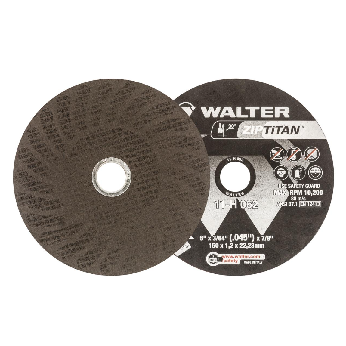 11H062 | ZIP TITAN™ Cut-Off Wheel 6" x 3/64", 7/8" Arbor, Type 1
