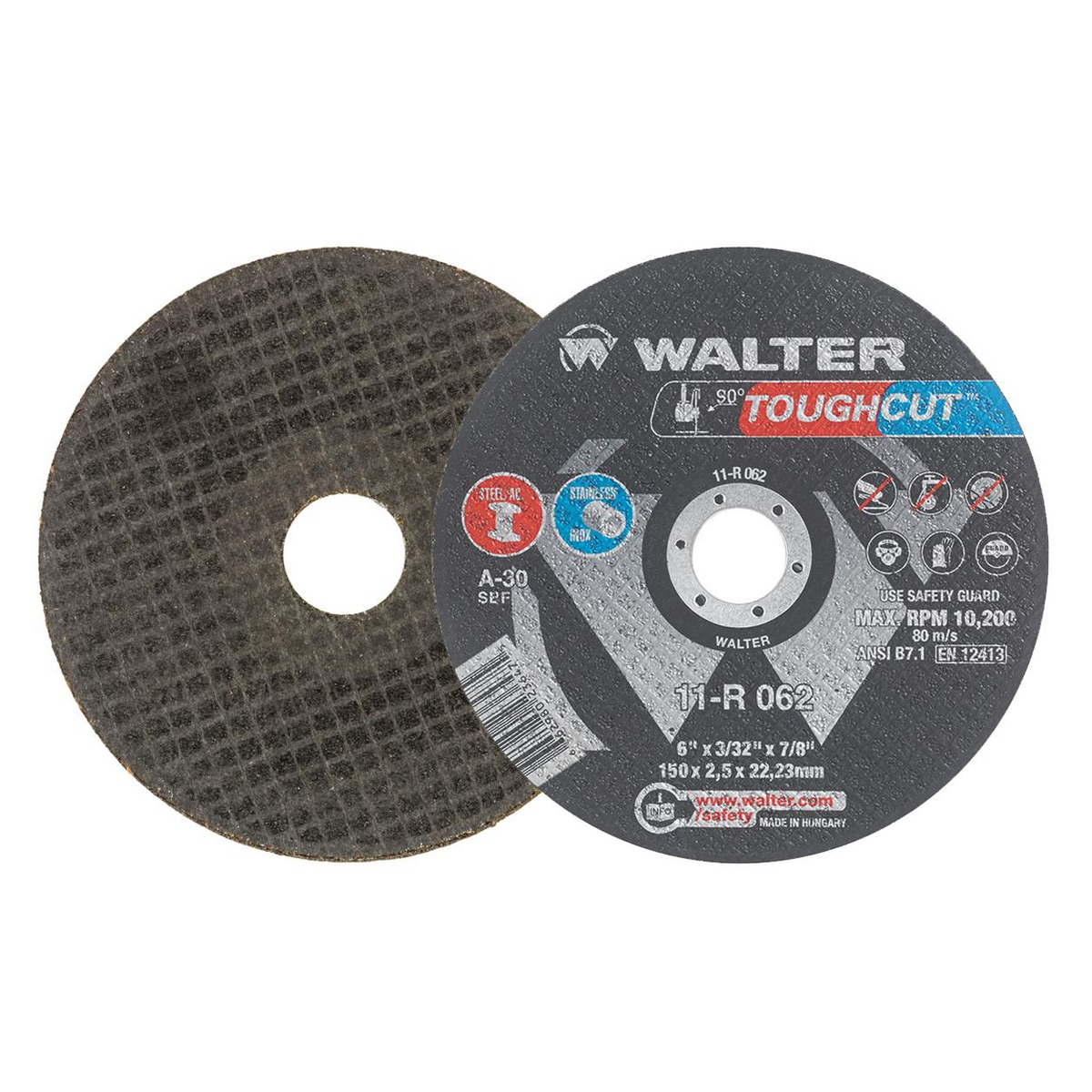 11R062 | TOUGHCUT™ Cut-Off Wheel 6" x 3/32", 7/8" Arbor, Type 1