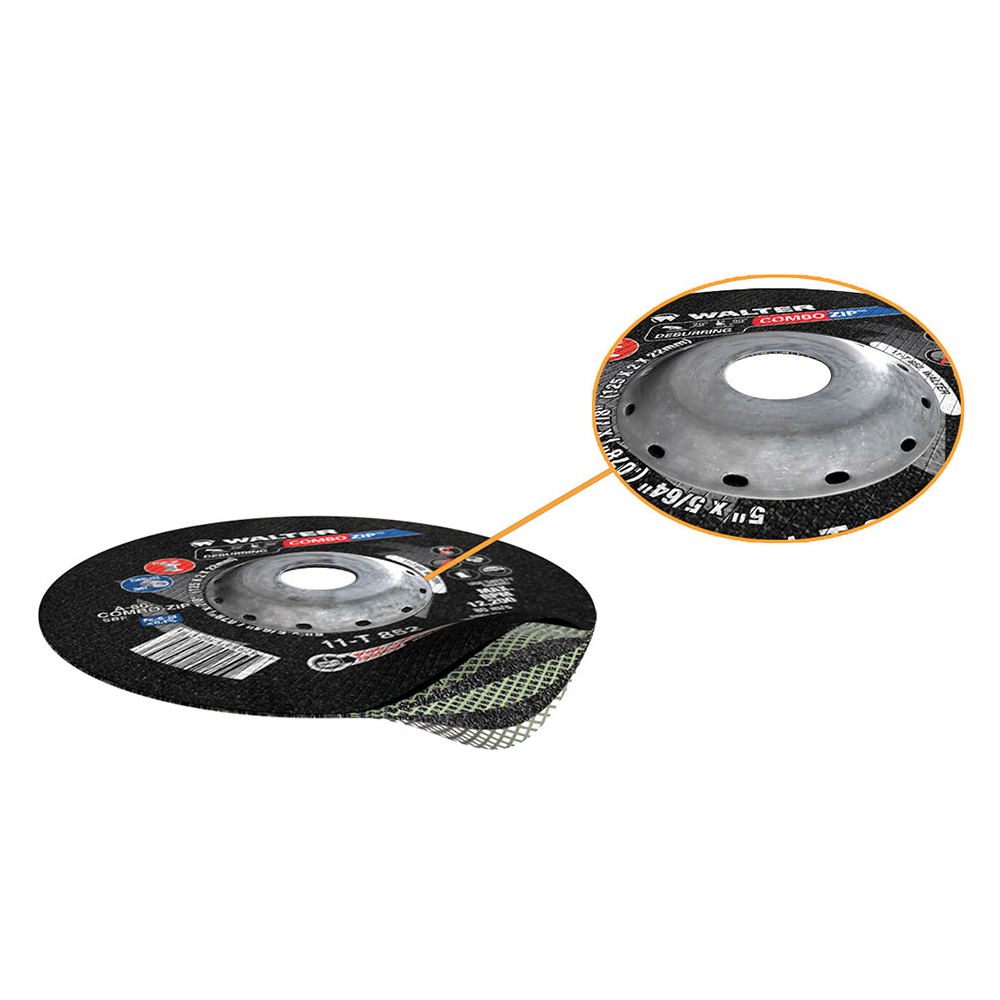 11T862 | COMBO ZIP™ Cut-Off Wheel 6" x 5/64", 7/8" Arbor, Type 27