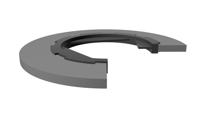 1/2" Thread Seal (7500 Series) - Nitrile/Steel - Forces Inc