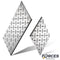 12" x 12" Diamond Tread Plate 0.250" THK - 3003 Aluminum (Mirror) - Forces Inc