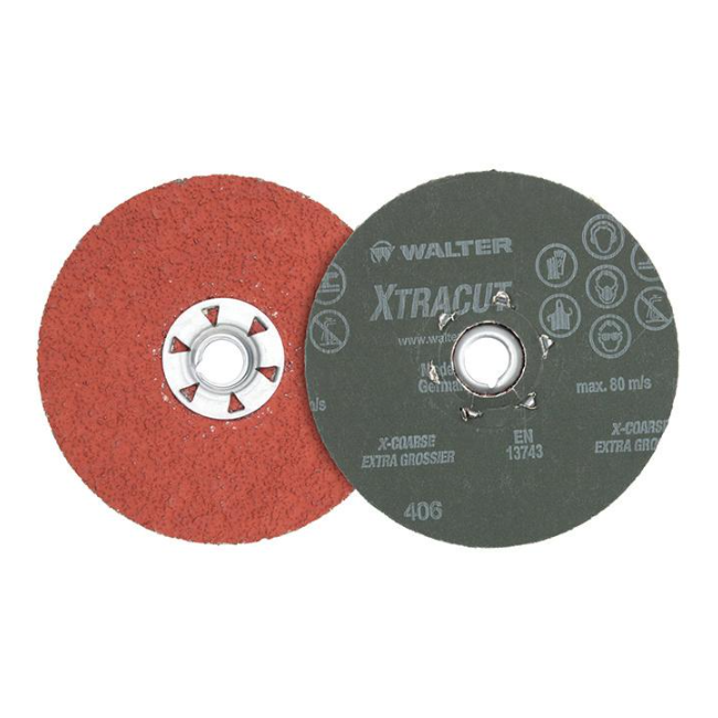 15A473 | XTRACUT™ QUICK-CHANGE Sanding Disc 4-1/2", 36+ Grit, Extra-coarse, Ceramic