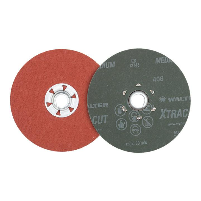 15A478 | XTRACUT™ QUICK-CHANGE Sanding Disc 4-1/2", 80+ Grit, Medium, Ceramic