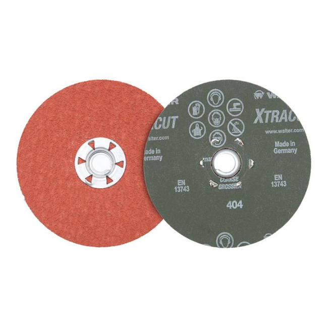 15A526 | XTRACUT™ QUICK-CHANGE Sanding Disc 5", 60+ Grit, Coarse, Ceramic