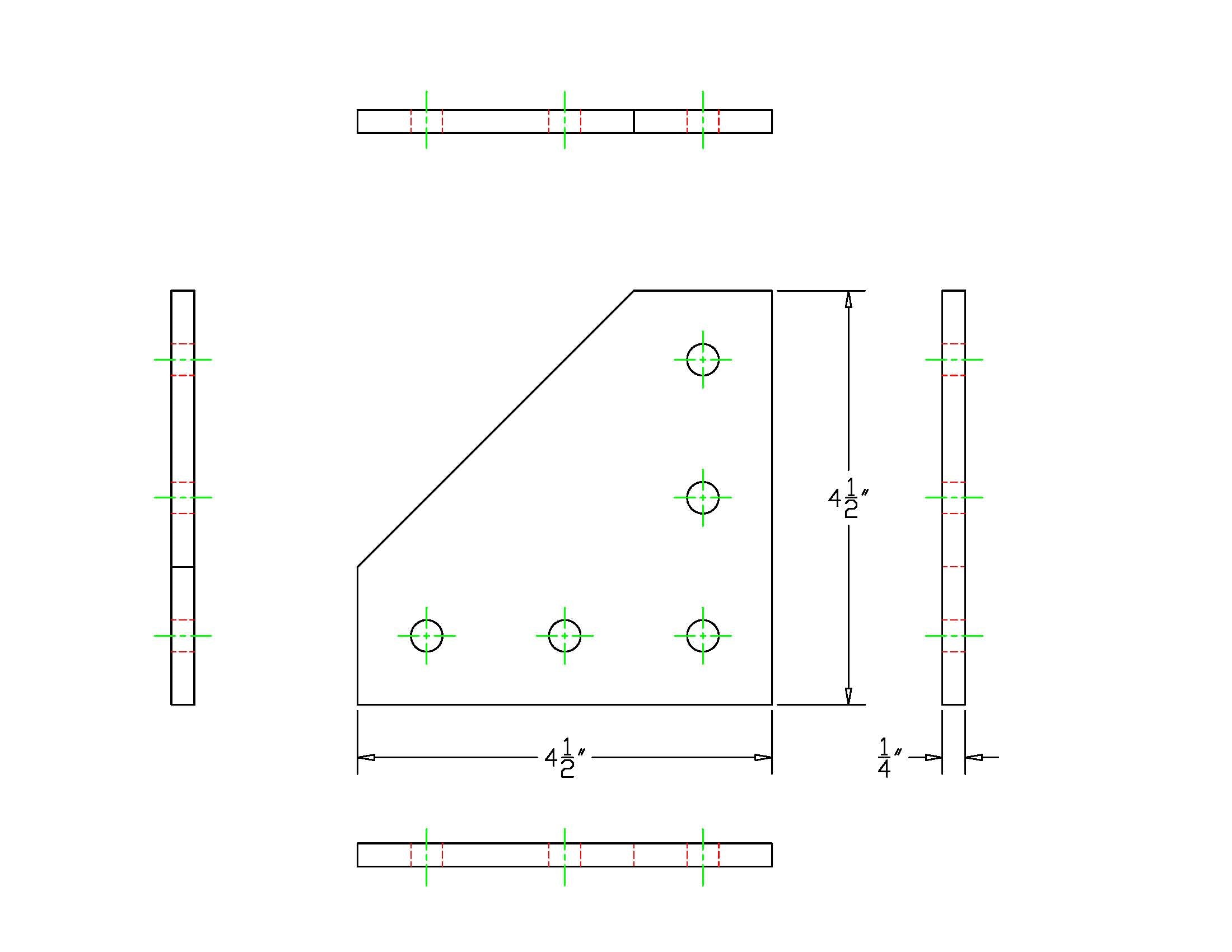 15 Series 5 Hole 90° Joining Plate