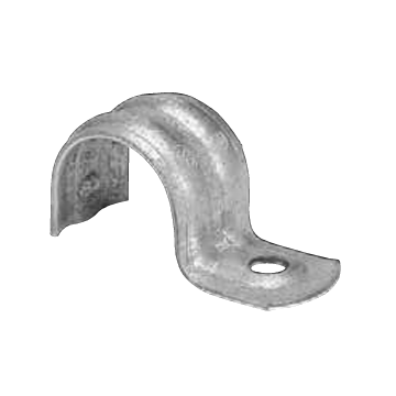 CI1316 | Iberville® 1 Hole EMT Conduit Strap 2" - Galvanized Steel