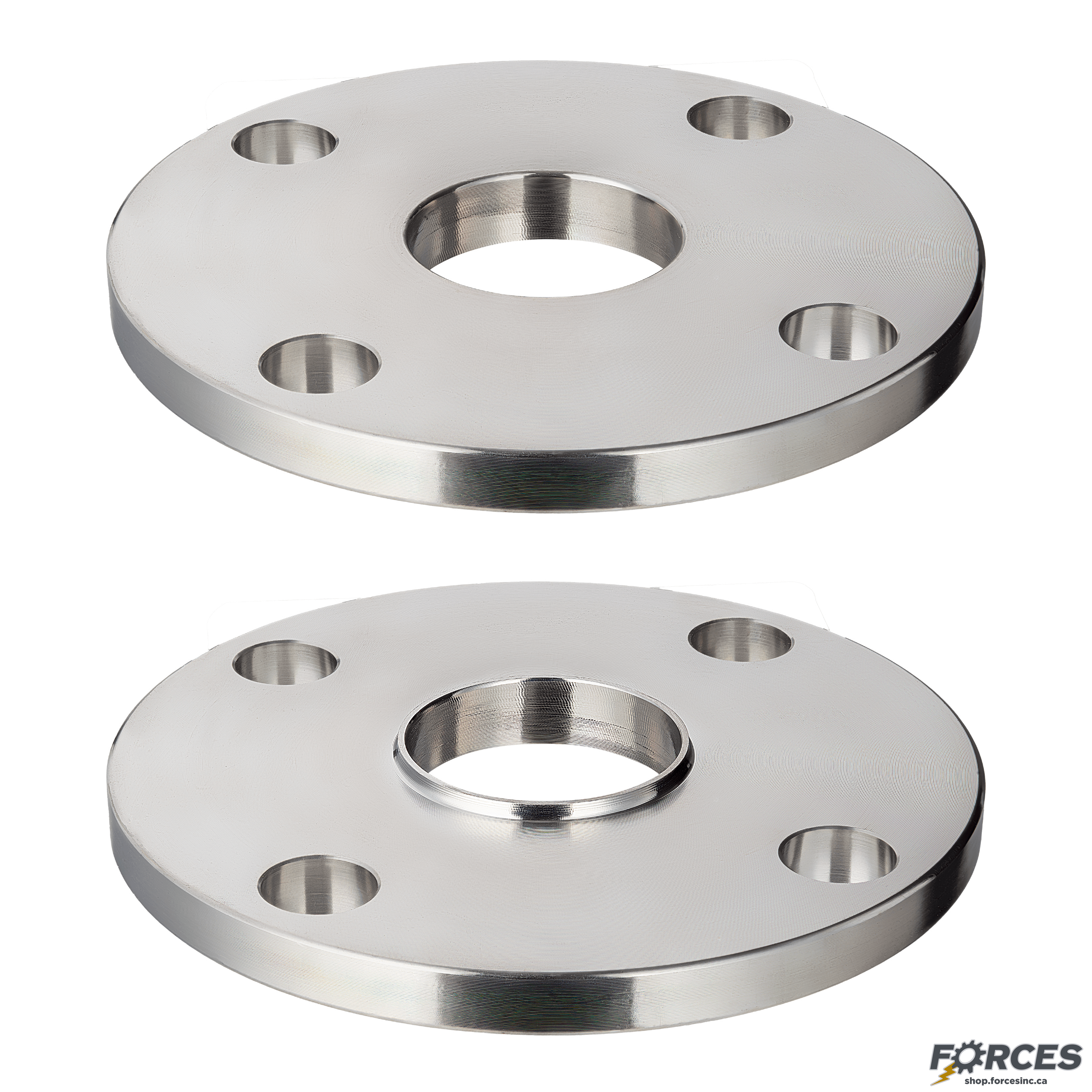 2-1/2" Weld-Neck Flange 38W - Stainless Steel 316 - Forces Inc