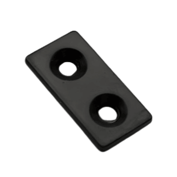 2 Hole Steel Joining Plate | 20 Series Aluminum Extrusion - Forces Inc