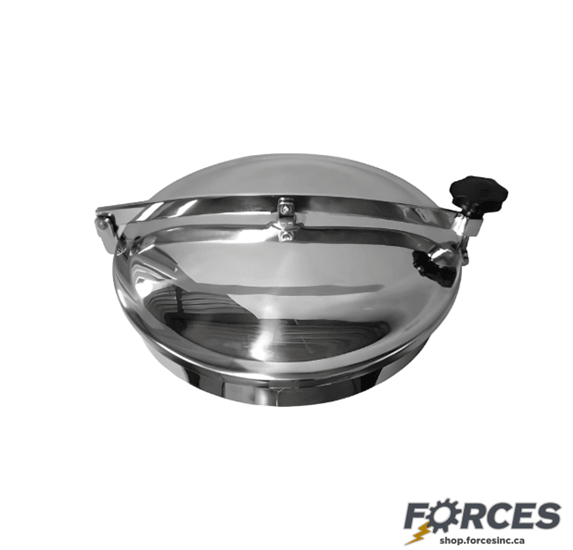 20" (500mm) Circular Manway W/o Pressure - SS304 - Forces Inc