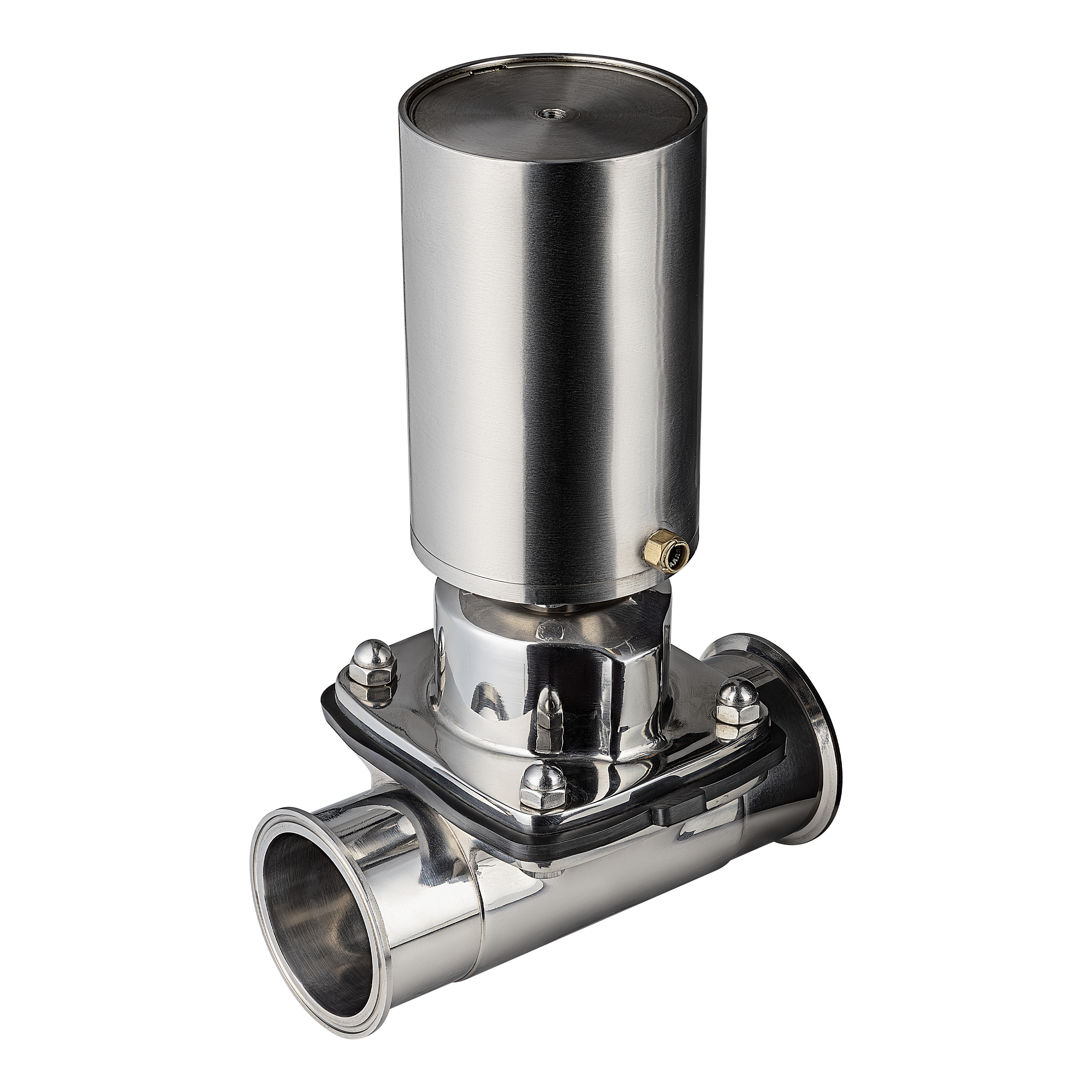 Tri-Clamp Diaphragm Valve W/ Pneumatic Actuator - SS 316