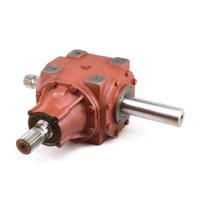 Agricultural Gear Speed Reducer 1:1 Fan Shaft 50.8mm - Cast Iron