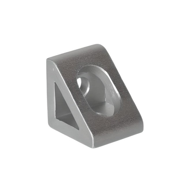 2 Hole Inside Corner Gusset 1" x 1" x 7/8" | 10 Series Aluminum T-Slot