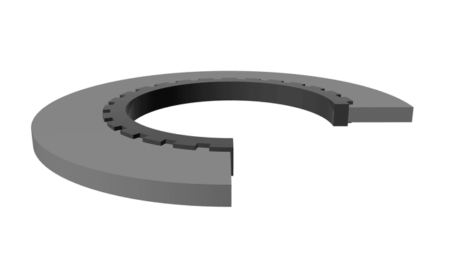 3/4" Stat-O-Seal® (600 Series) - Nitrile/Steel - Forces Inc