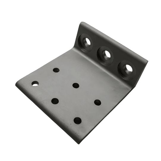 4.5" Floor Mount Base Angle | 15 Series Aluminum - Forces Inc