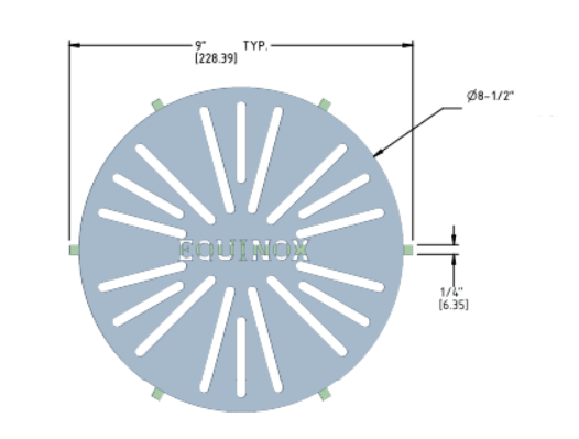 4" Heavy Duty Round Floor Drain NPT (M) - SS304 - Forces Inc