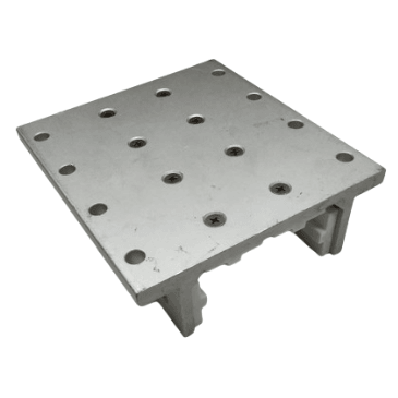 4 Slot Mount Double Flange Long Standard Linear Bearing | 10 Series T-Slot - Forces Inc