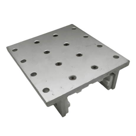 4 Slot Mount Double Flange Long Standard Linear Bearing | 15 Series T-Slot - Forces Inc