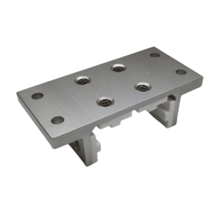 4 Slot Mount Double Flange Short Standard Linear Bearing | 10 Series T-Slot - Forces Inc