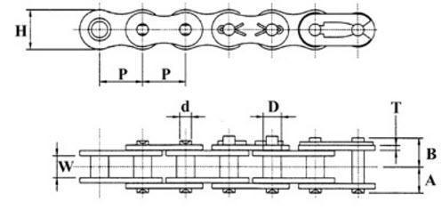 #65 Rollerless Chain PLI Premium | RC65 (10ft) - Forces Inc