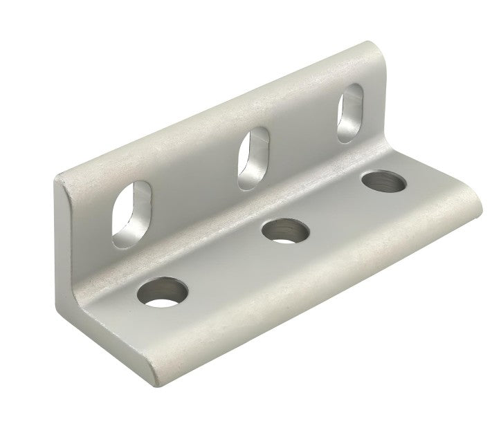 10 Series 6 Hole Slotted Inside Corner Bracket 1" × 1" × 2-7/8"