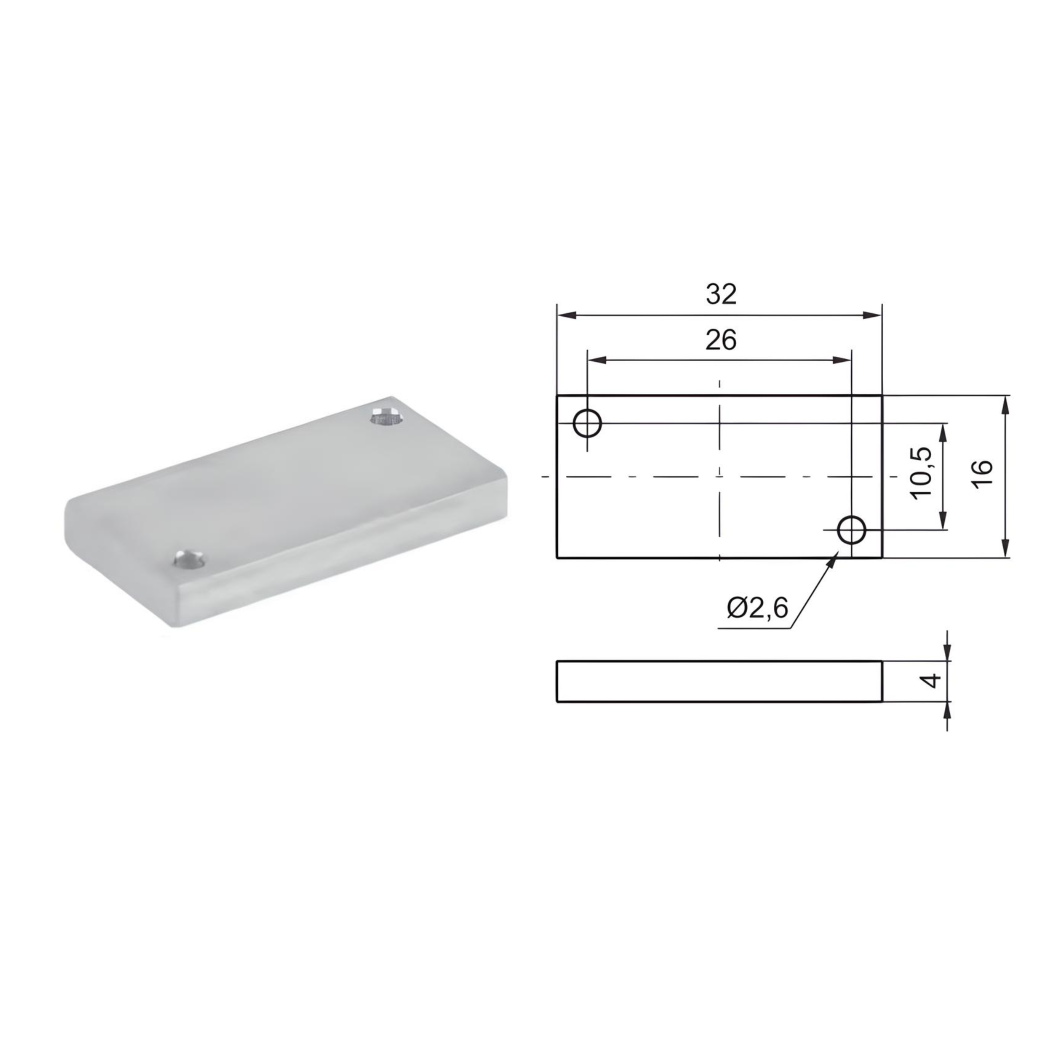 Closing Plate For Manifold Valve 805 Series