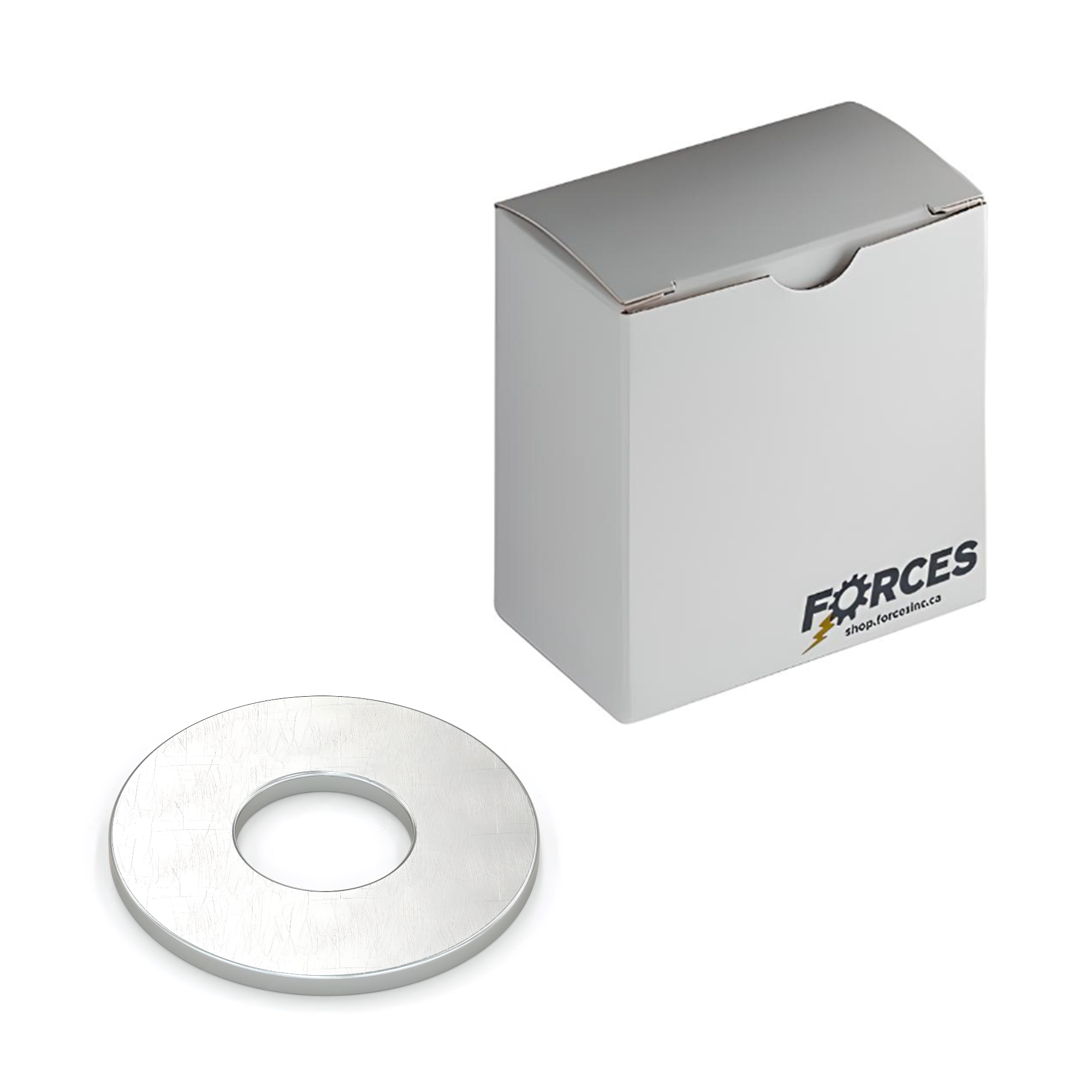 USS Flat Washer 3/8" x 1.000" O.D. - Zinc Plated