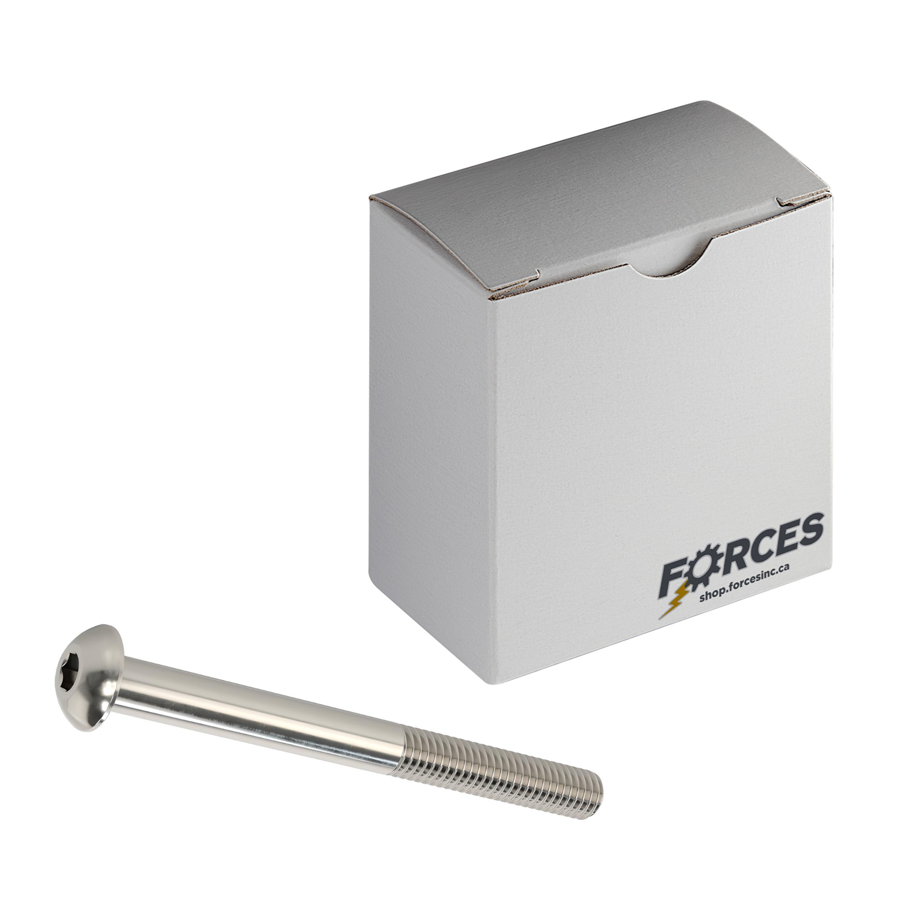 M8-1.25 x 40mm ISO 7380 Button Head Socket Cap Screw Partial thread - Stainless Steel A4(316)