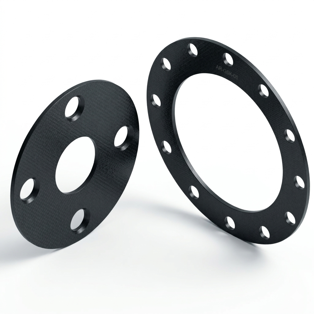 1/2" Full Face Flange Gasket #150 THK 1/16" - Buna-N Rubber