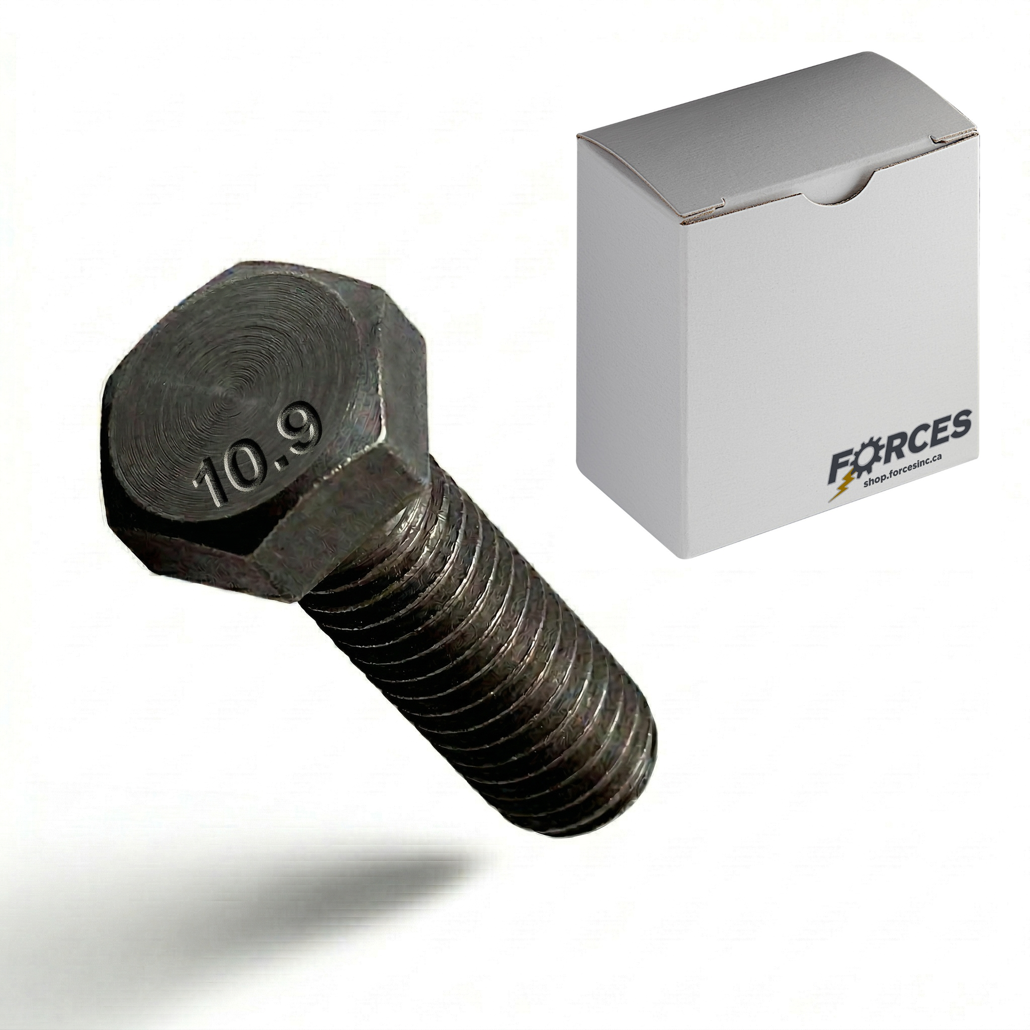 DIN 933 Hex Head Bolt M10-1.50 x 65mm Full thread - Plain Steel Class 10.9