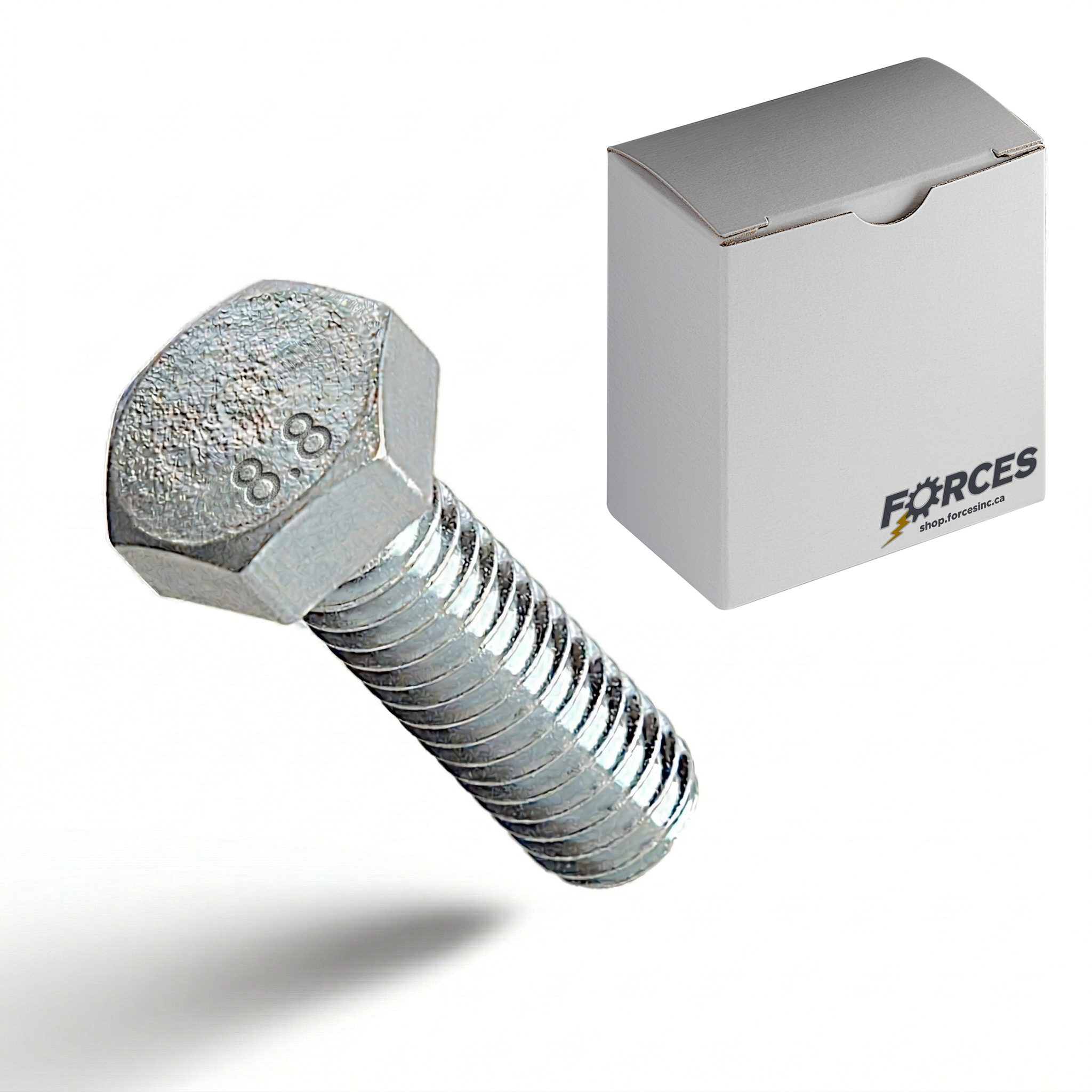 DIN 933 Hex Head Bolt M16-2.00 x 90mm Full thread - Zinc Plated 8.8
