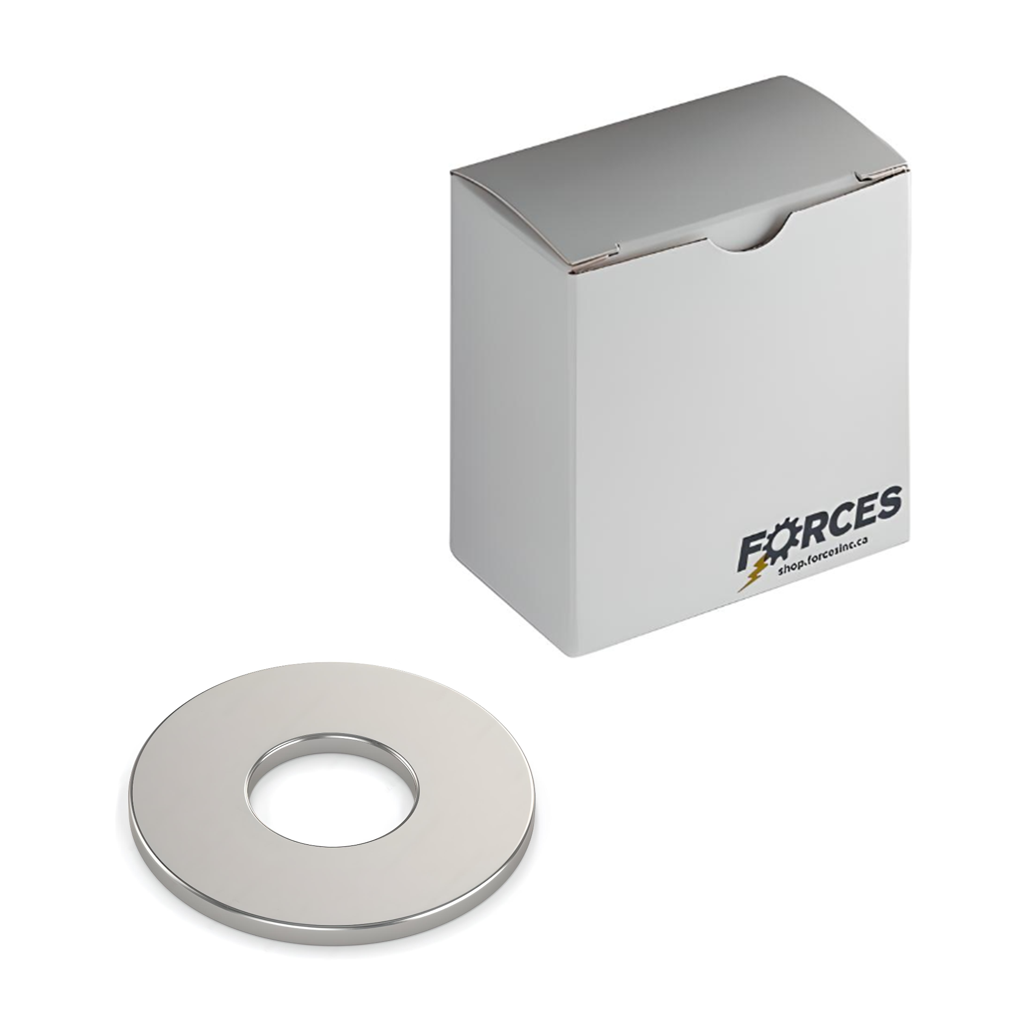 Commercial Flat Washer 1" x 2.50" O.D. (0.115" THK) - Stainless Steel 18-8