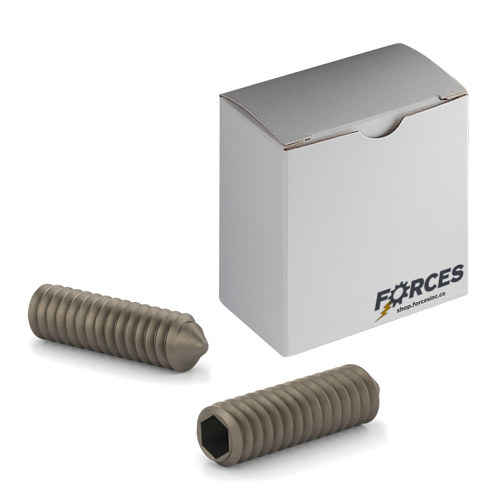 DIN 914 Cone Point Set Screw M6-1.0 x 30mm Plain Steel