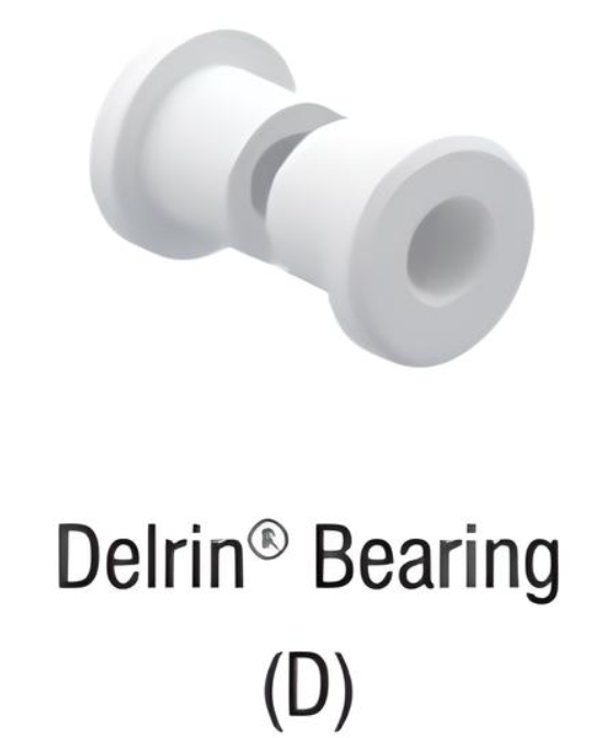 ElastiSoft Gray Caster 3" x 1-1/4" Rigid 200 lbs Delrin® Bearing P12X Series