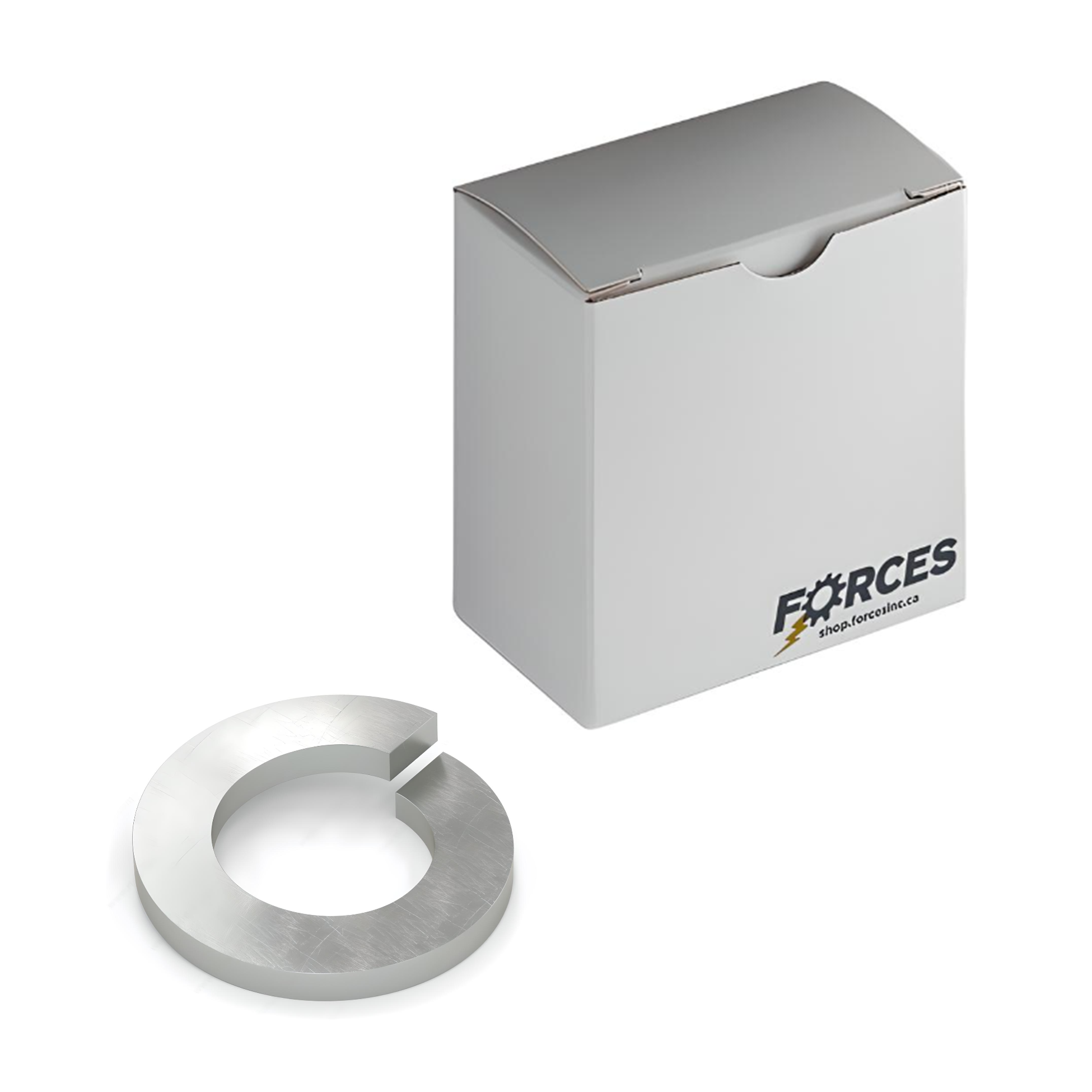 DIN 127B Medium Split Lock Washer M14 - Zinc Plated