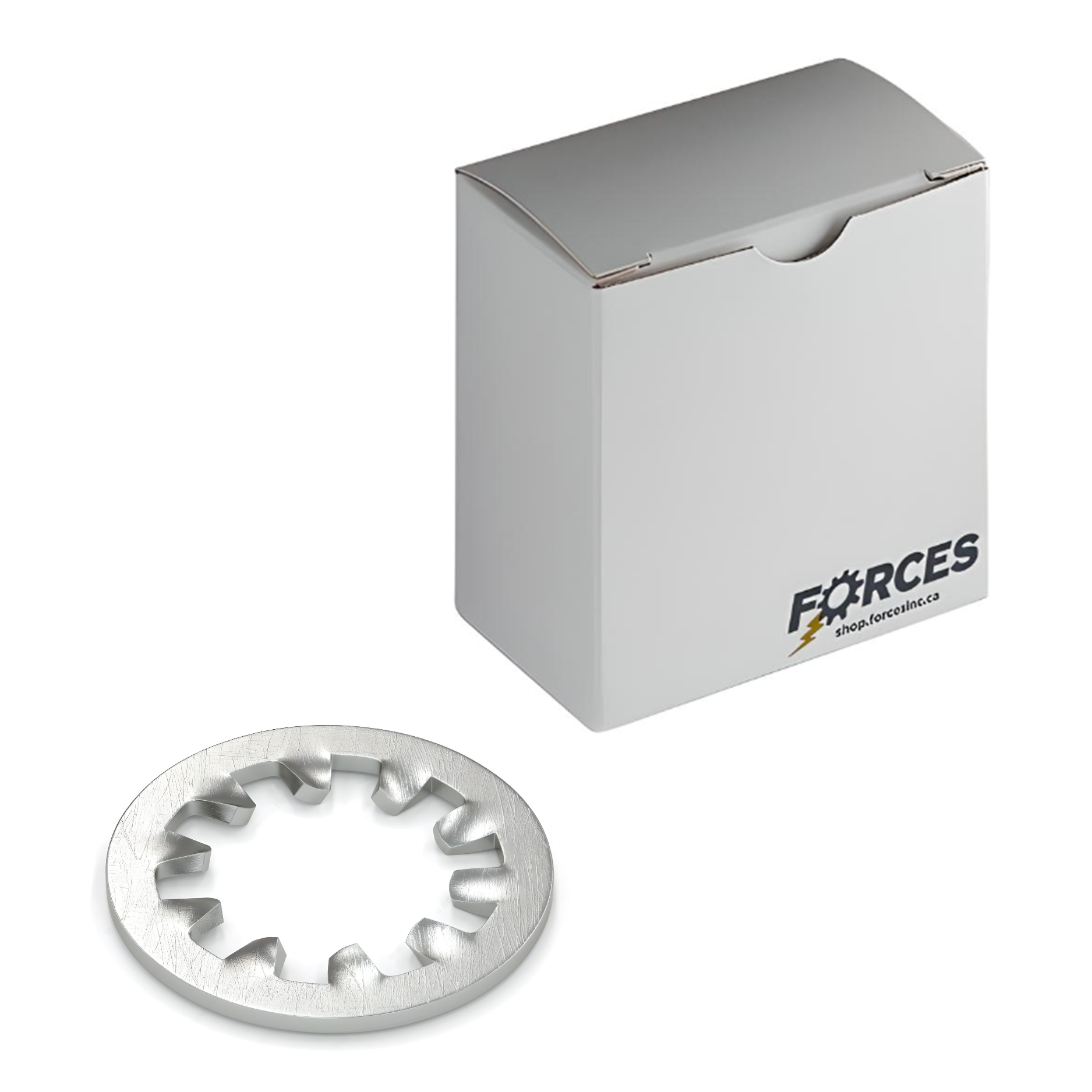 DIN 6797J Internal Tooth Lock Washer M3 - Zinc Plated