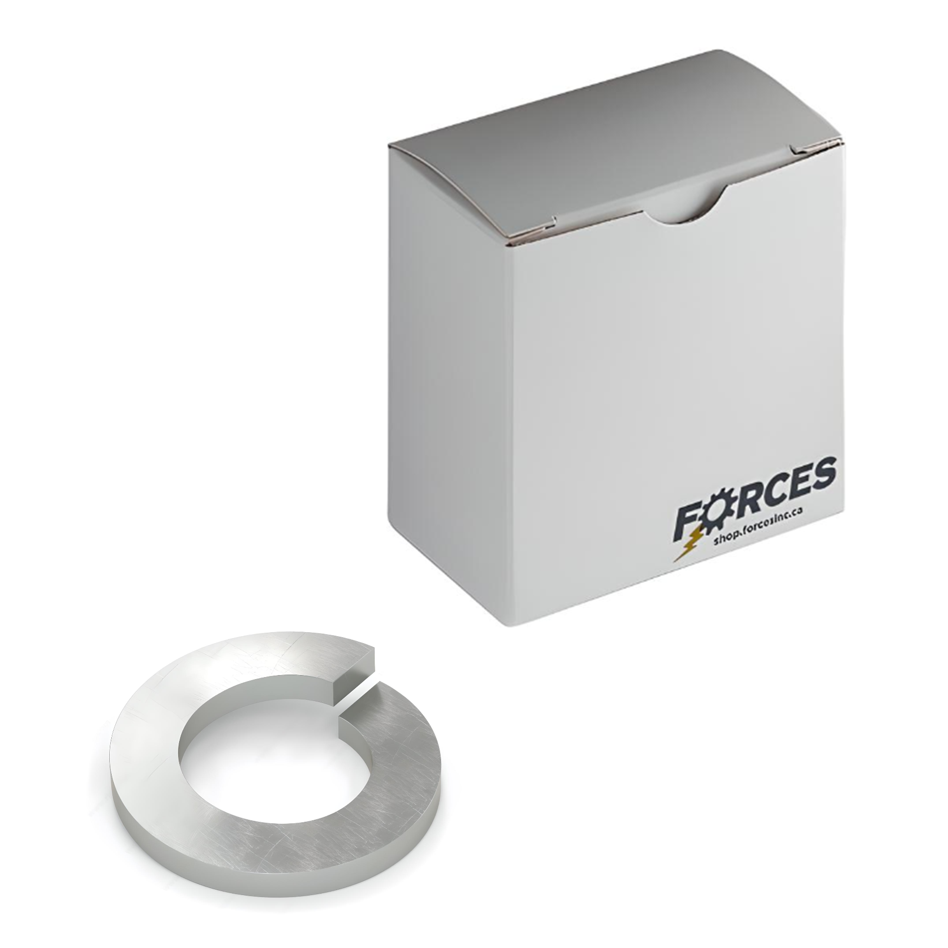 DIN 7980 High Collar Split Lock Washer M8 - Zinc Plated