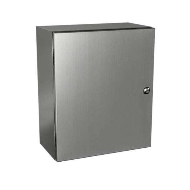 Enclosure 12" x 12" x 6" NEMA 4X-12/IP66 - Stainless Steel 304