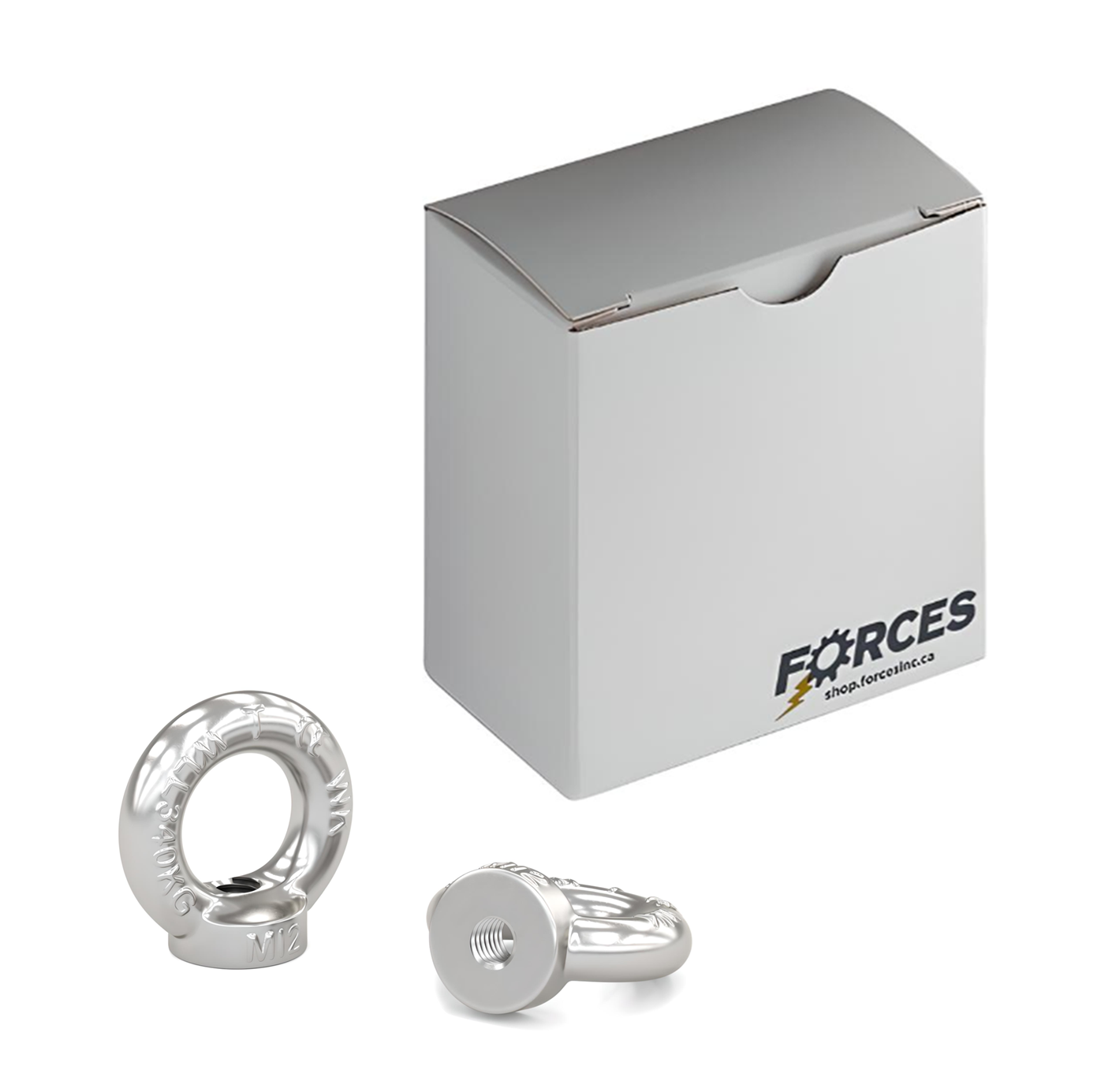 DIN 582 Eye Nut M8-1.25 - Stainless Steel A2(18-8)