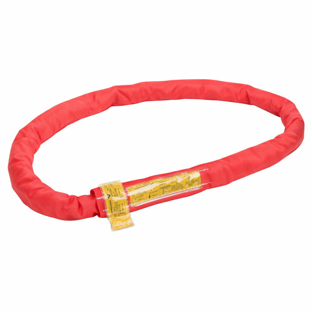 3" Vanguard® Endless Round Sling (14000 lbs) - Red Polyester