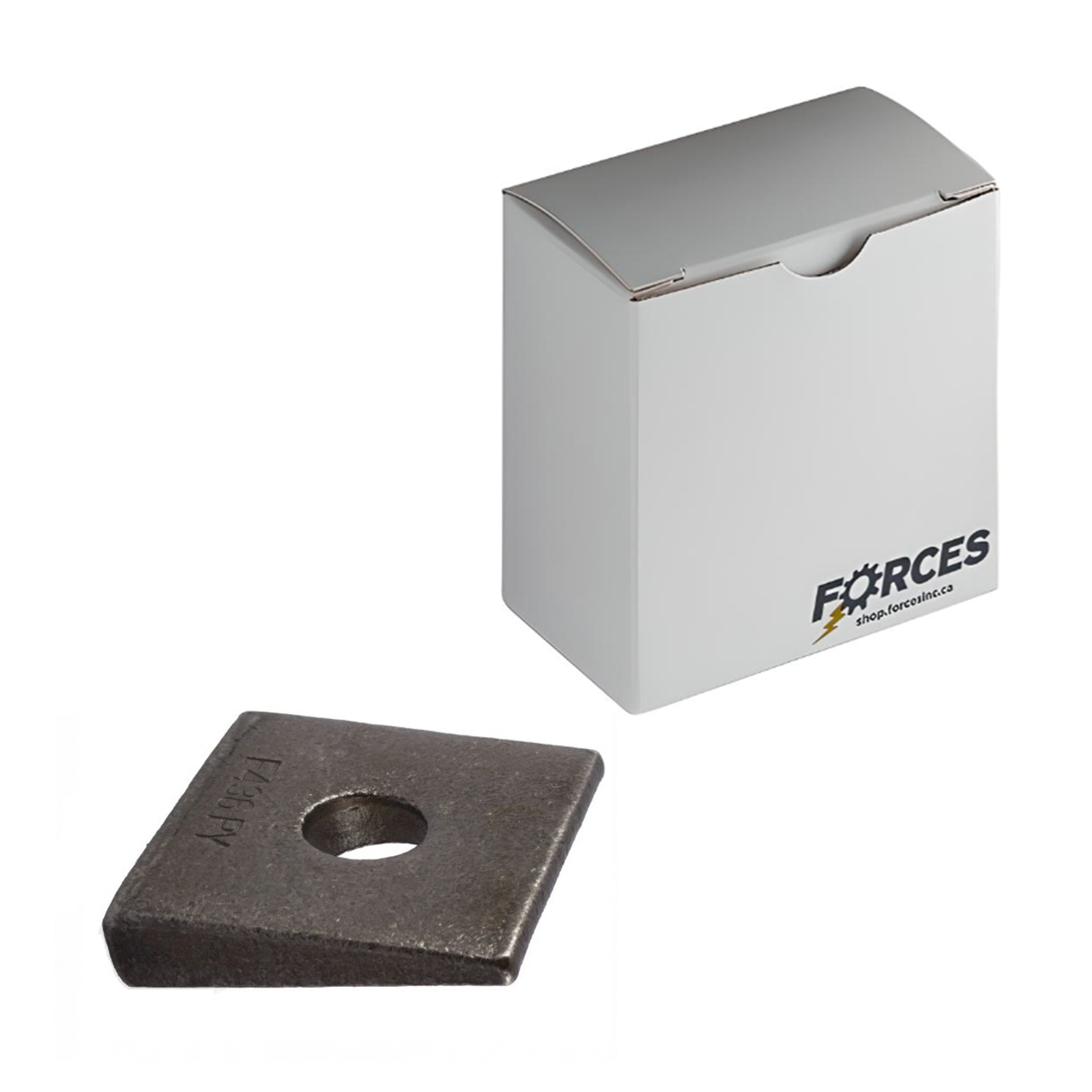 F436 Beveled Washer 1/2" - Plain Steel